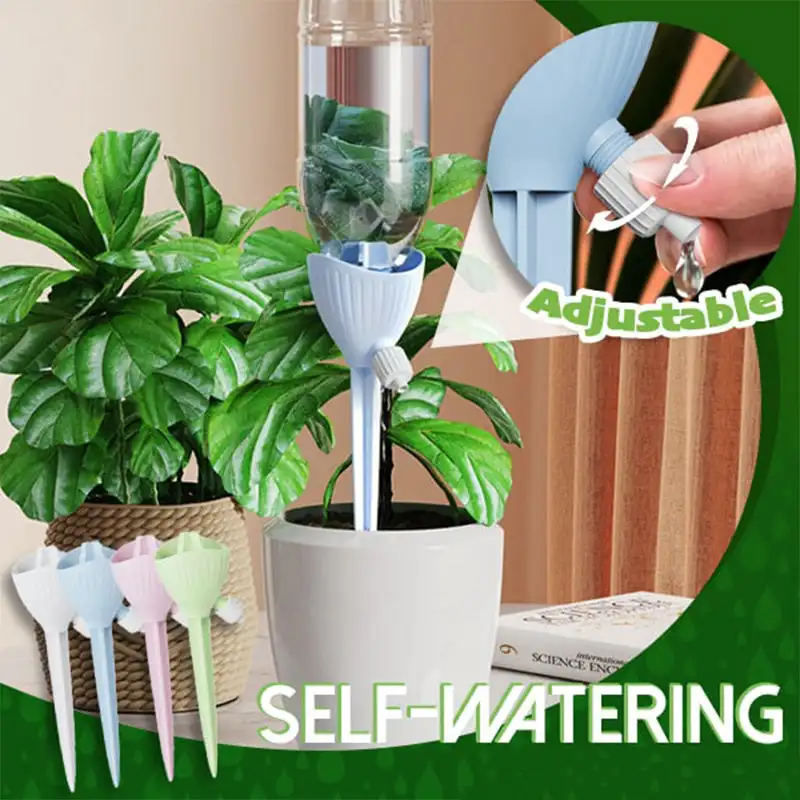 

Self-Watering Kits Automatic Drip Irrigation System Kits Plant Watering Spike Device Greenhouse Adjustable Control Water Dripper