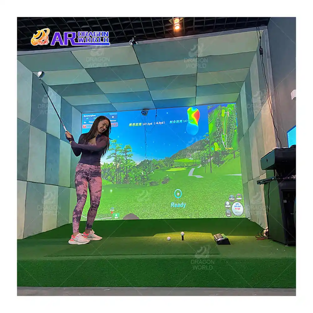 Customized Golf Training Aid Infrared Screen Golf Simulator System