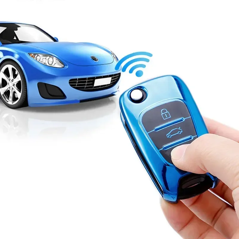 Car Key Case Shell Cover for Kia Sportage Rio 3 Soul Optima Ceed Pro K5 K2 Pride for Hyundai I20 I30 Ix20 Ix35 Elantra Accent