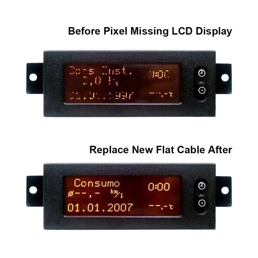 LCD Display For Opel ASTRA Info Display 024461677 Car Stereo Screen Pixel Repairing LCD Display Ribbon Cable Easy Installation