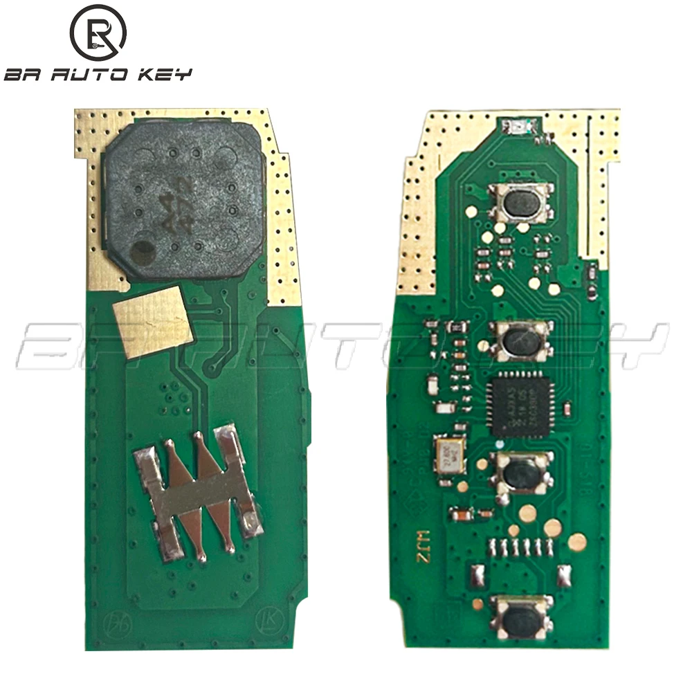 Fob Kunci Remote Mobil 4 Tombol untuk Great Wall Haval Jolion F7 F7X H2S H4 H6 2018 2019 2020 2021 433Mhz ID47/ID4A Chip