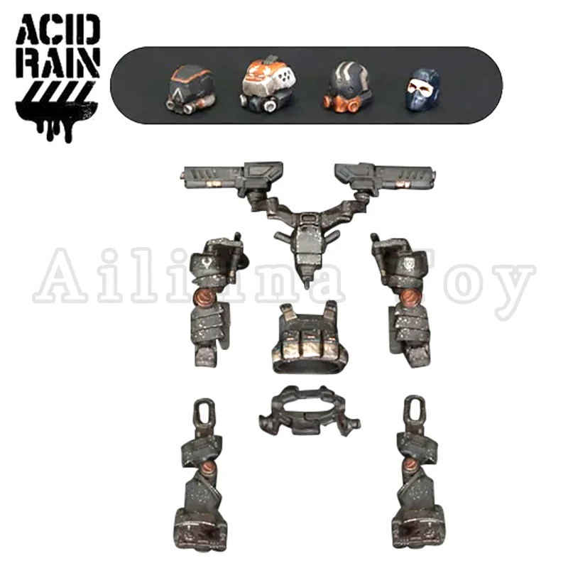 1/18 z kwaśnym deszczem figurka FAV-A97 za Ankylo RV7b FAV-A98 dolary Shockraider FAV-AP21 zestaw zbroi egzoszkieletu