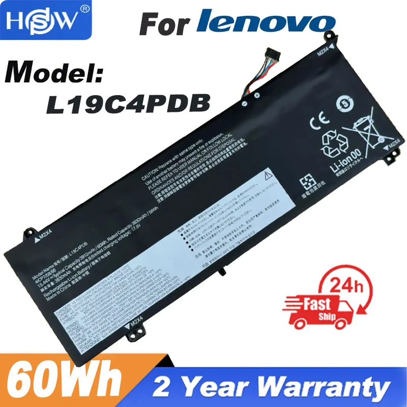 

L19C4PDB Laptop Battery For Lenovo ThinkBook 14s Yoga ITL,ThinkBook 14 15 G2 G3 ITL ARE ACL Sereis 15.44v 3912mAh