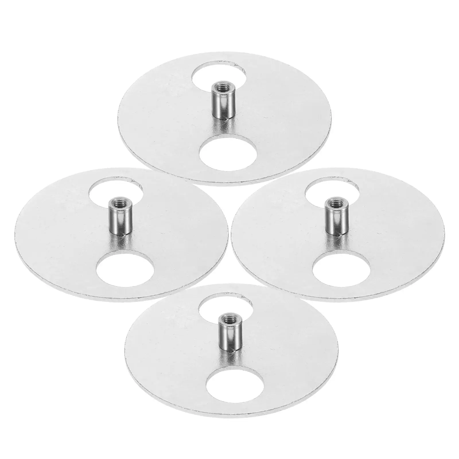 

4pcs Music Metal Winder Circular Disk Accessories Metal Winder Base Circular Disk Parts Replacement Keys for DIY Craft Projects