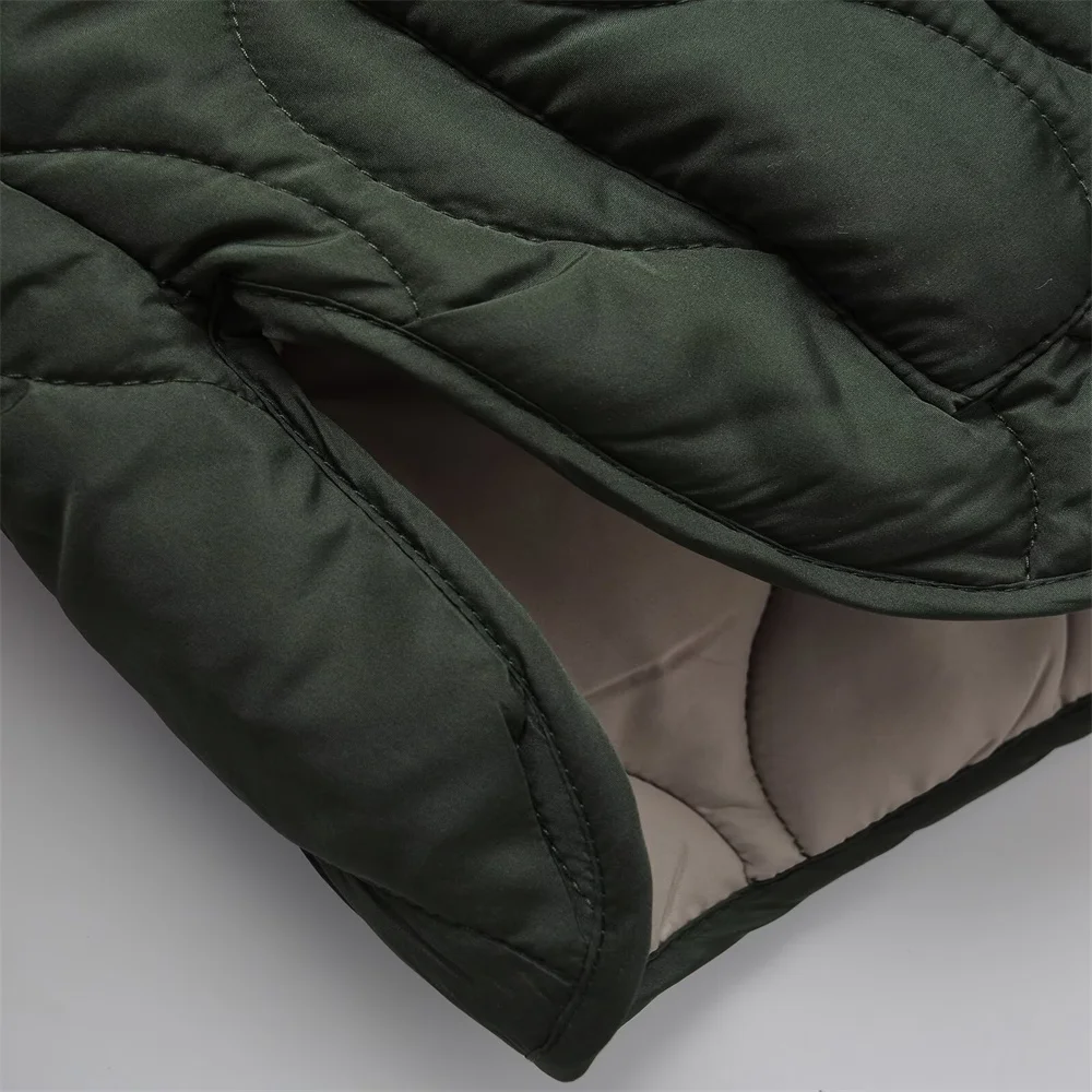 Winter new women's versatile loose and simple long sleeved cotton jacket jacket