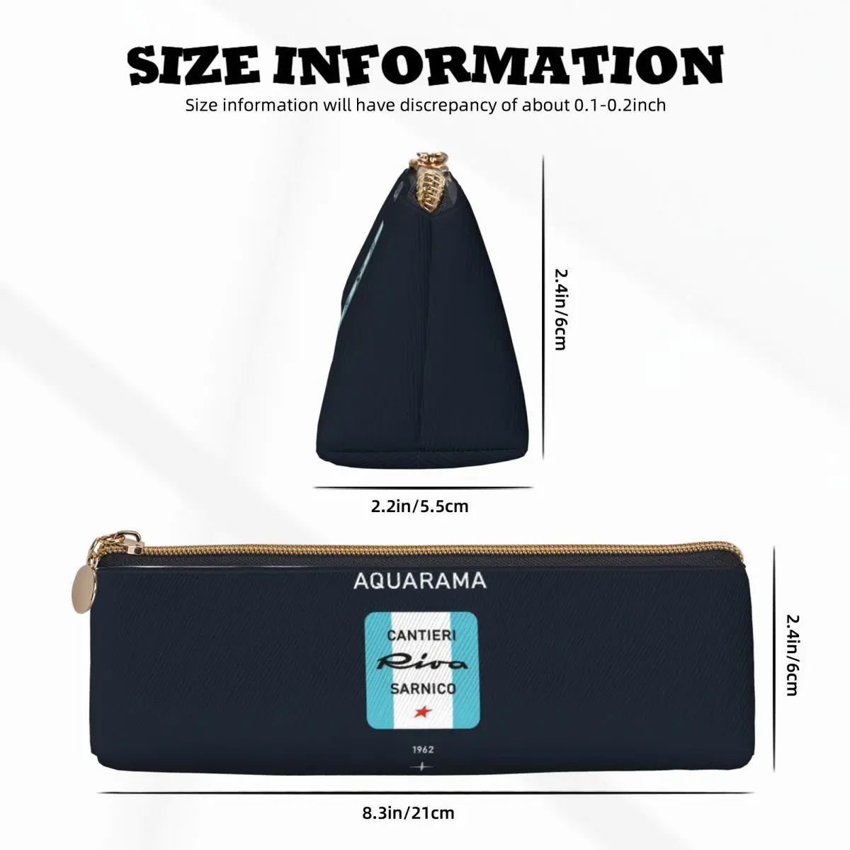 Shipyard Riva Aquarama Marine Yachting Riviera Sarnico Motorboat Monaco Federmäppchen Federmäppchen Stiftbox Bleistiftbeutel