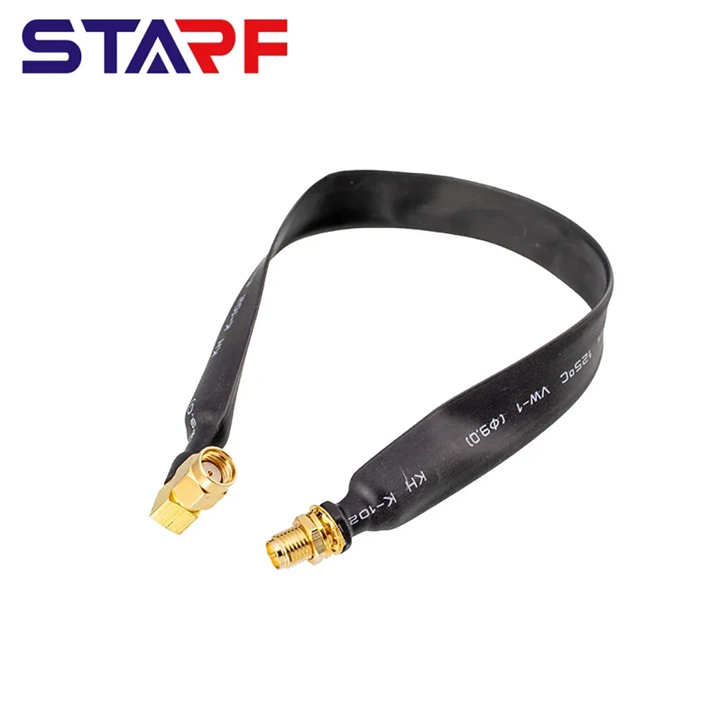 1pc 27cm RP-SMA Male To RP-SMA Female Cable Connector Flat-window Coaxial Extension Pigtail For Helium Hotspot HNT Miner Antenna