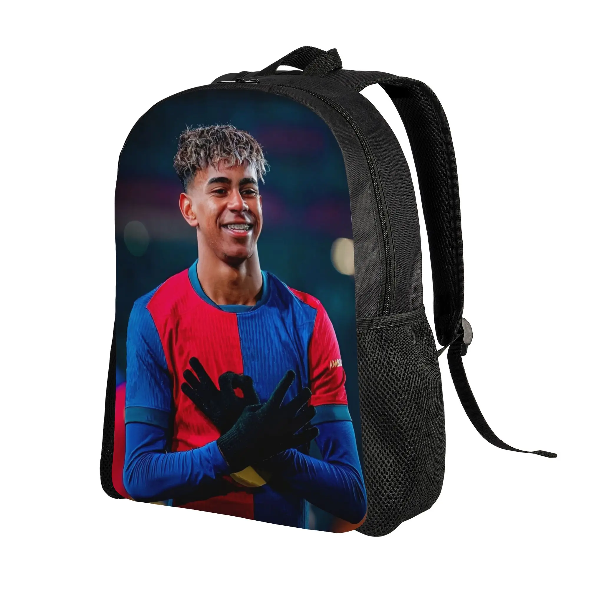 Lamine Y-Yamal Backpack for Men Women Fashion High School Hiking Travel Daypack Football Soccer College Canvas Bags Sports
