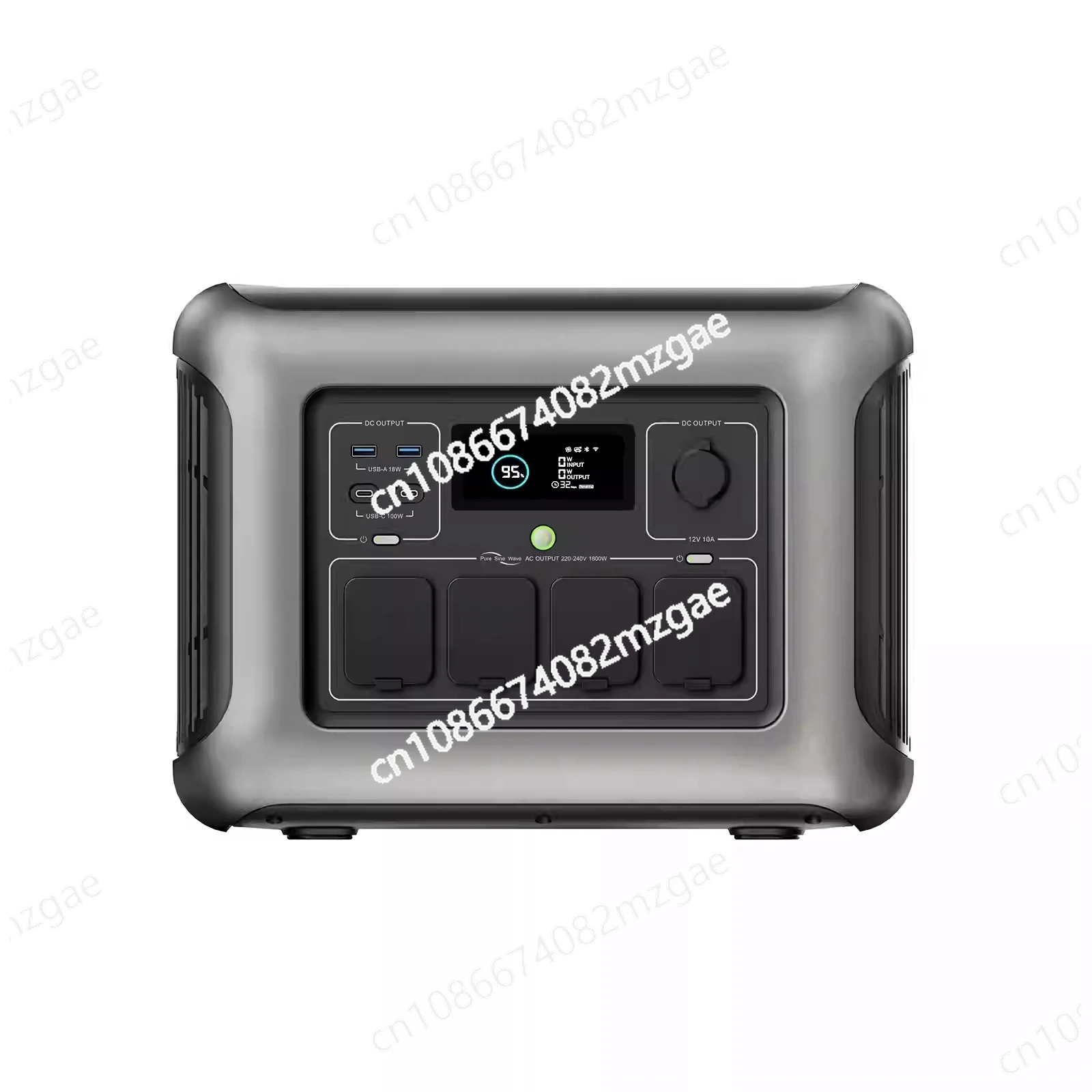 1152Wh LiFePO4 Portable Power Station R1500, 1800W Solar Generator for RV Camping and Emergency Home Backup