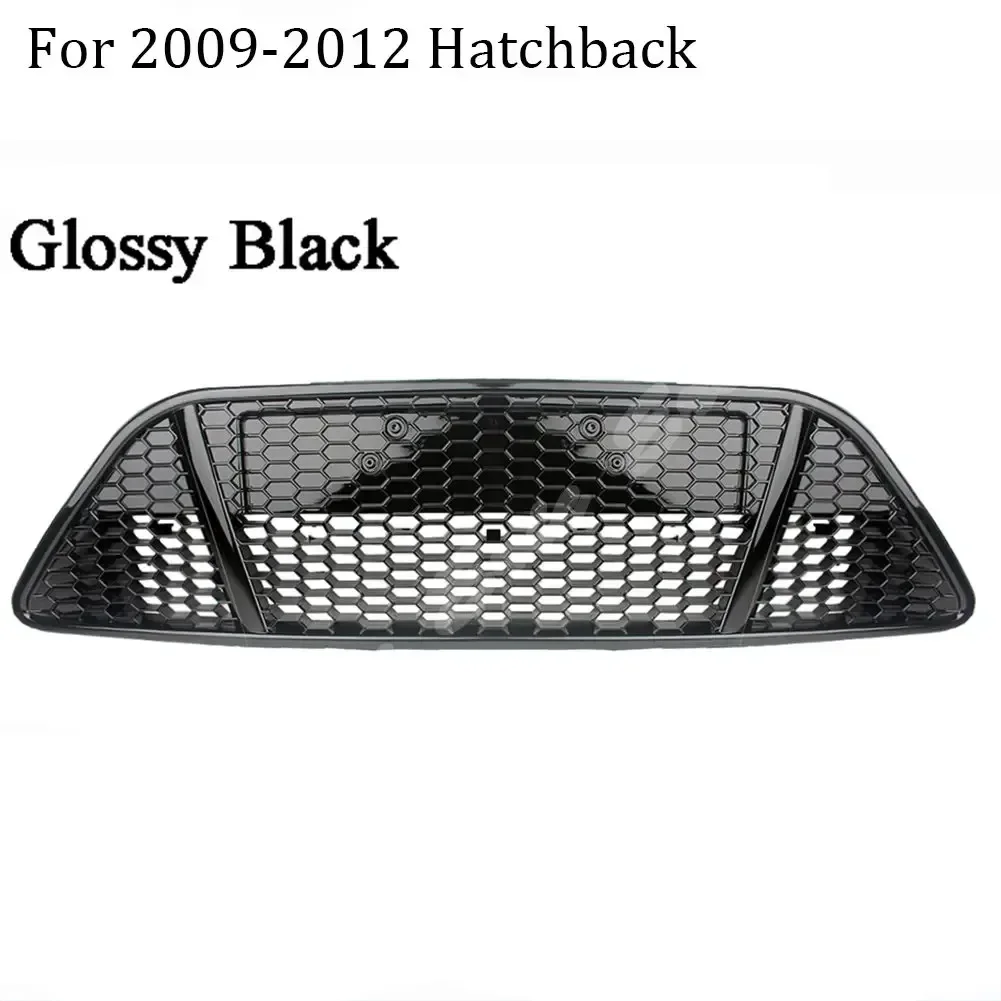 Upper Lower Grille Bumper Grill Honeycomb For Ford Focus Hatchback 2009 2010 2011 2012