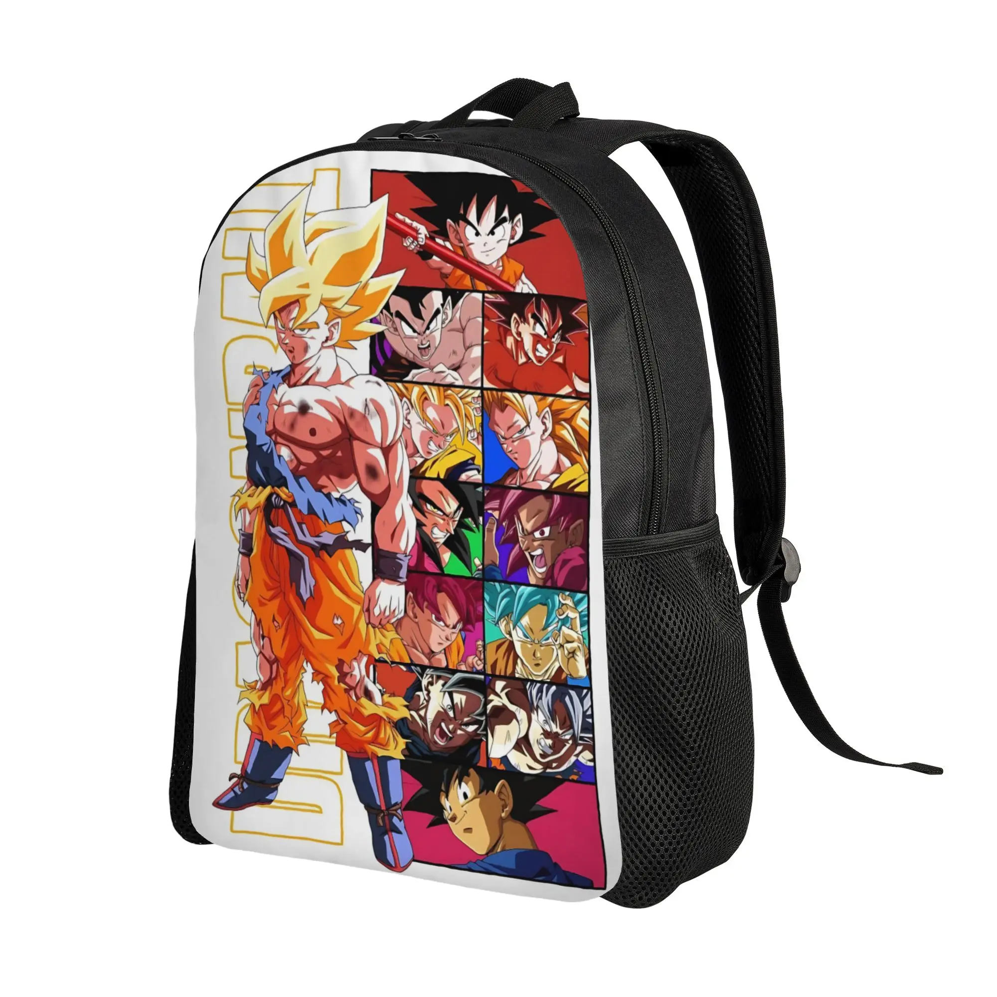 Dragon Ball Z Backpacks Goku Daypack  mochila Work Office Zipper Closure Rucksack