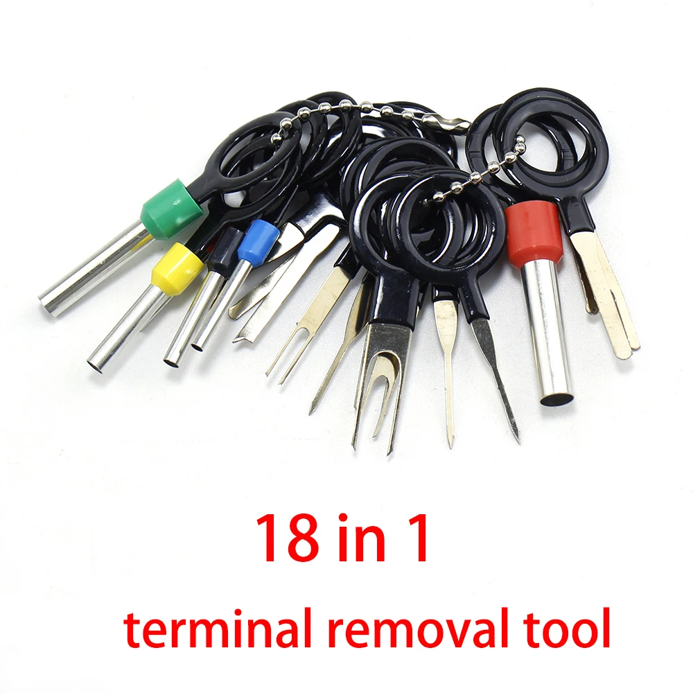 1/1.5/1.8/2.2/2.8/3.5mm Terminal Automotive Connector Car Electrical Wire Removal Non-Insulated Plug Male Female Crimp Pins