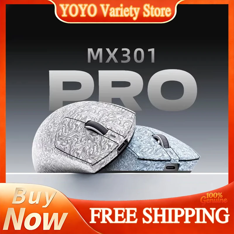 

Беспроводная игровая мышь MLOONG PLANET MX301PRO из композитного углеродного волокна, легкая, трехрежимная, для киберспорта и повседневного офисного использования