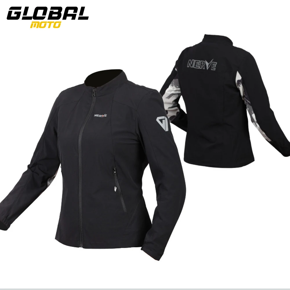 

Women's Reflective Motorcycle Clothing Summer Breathable Mesh Motorcycle Jacket Wear Resistant Motorcycle Riding Jacket