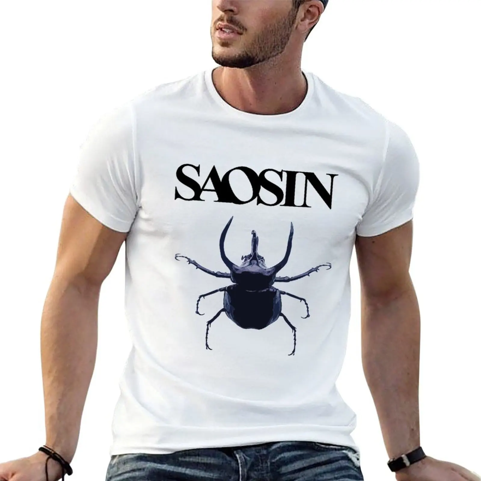 

cotton man 100 t for vintage shirt for shirt saosin t graphic man shirts T-Shirt t graphic man percent