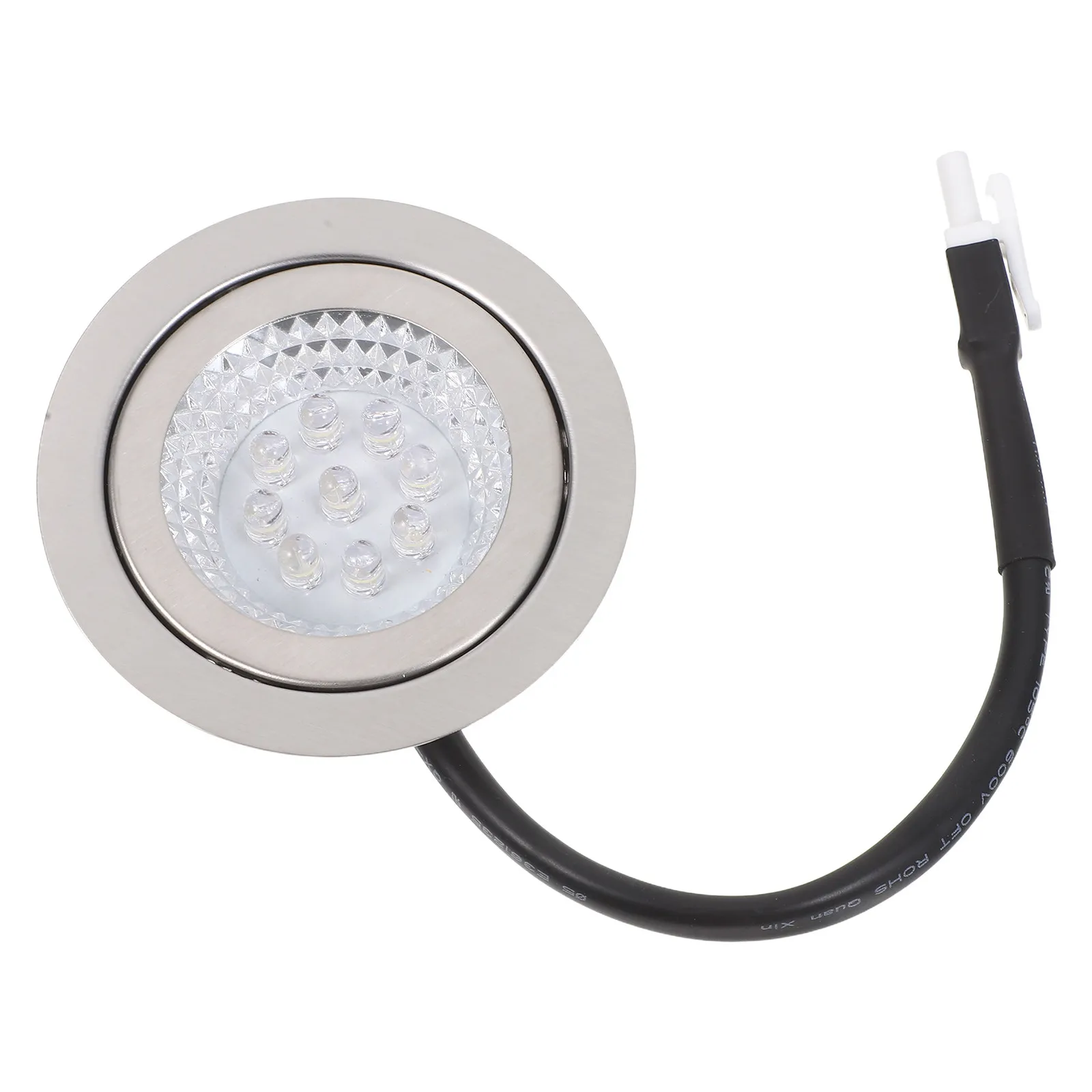 Range Hood Lights El Socket Male Head 68Mm Plastic Round Hole Stove LED Light Recessed Bright White Kitchen Hood Bulb Vent Light