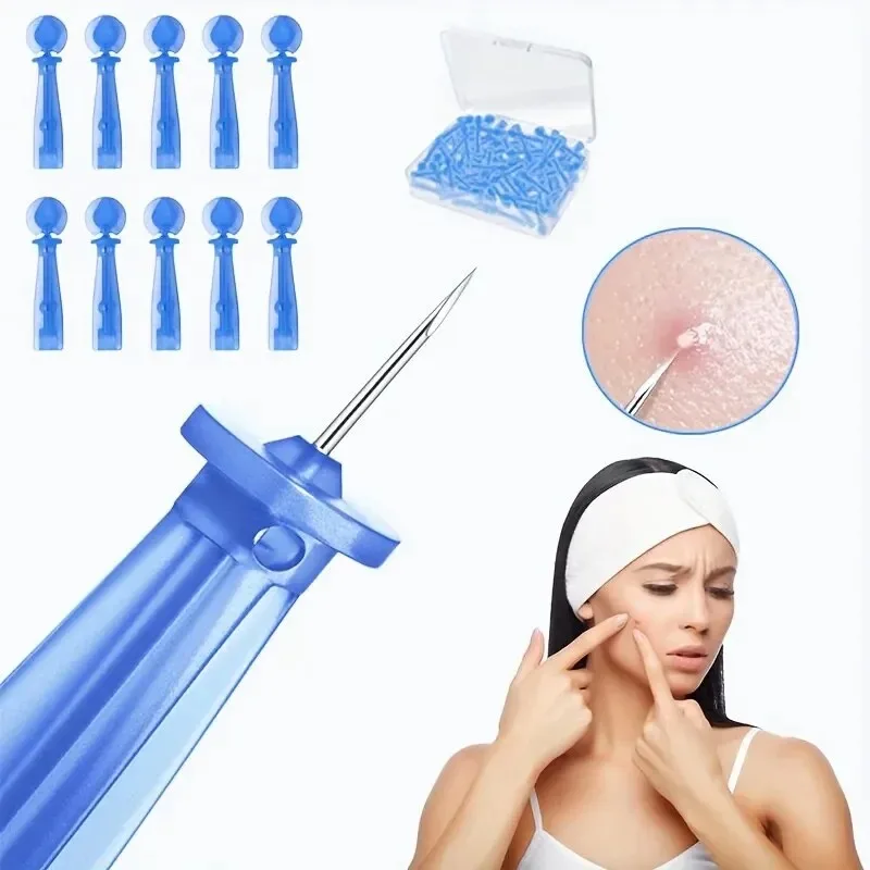 

50-150pcs Disposable Blackhead Remover Acne Needles Blackhead Remover Tool Removal and Facial Cleaning Stainless Steel Needles