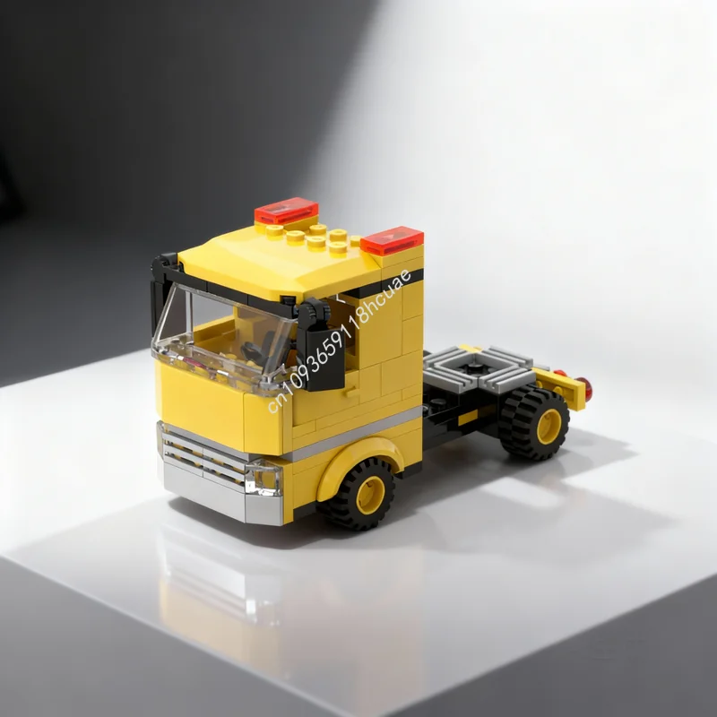 

Набор для сборки модели городского грузовика MOC, 107 деталей, конструктор, развивающая игрушка, идея для креативного подарка на Рождество