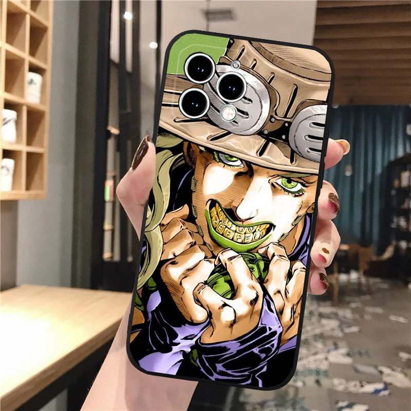 Phone Case Carcasa Funda For iPhone 17 Pro Max Air 16 15 13 14 Pro Max 16 14 12 13 15 Pro 15Plus Jojo gyro zeppeli Anime