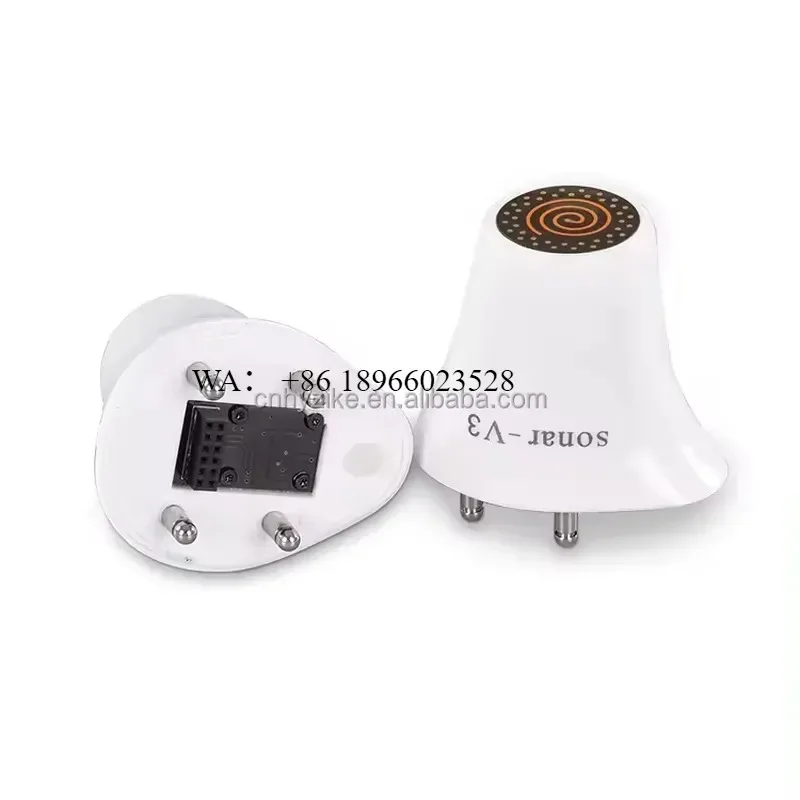 WMWMNU Portable ABS Hammer Magnetic Energy Vibration Activator Cold Hot Sonar Facial Beauty for Home Use