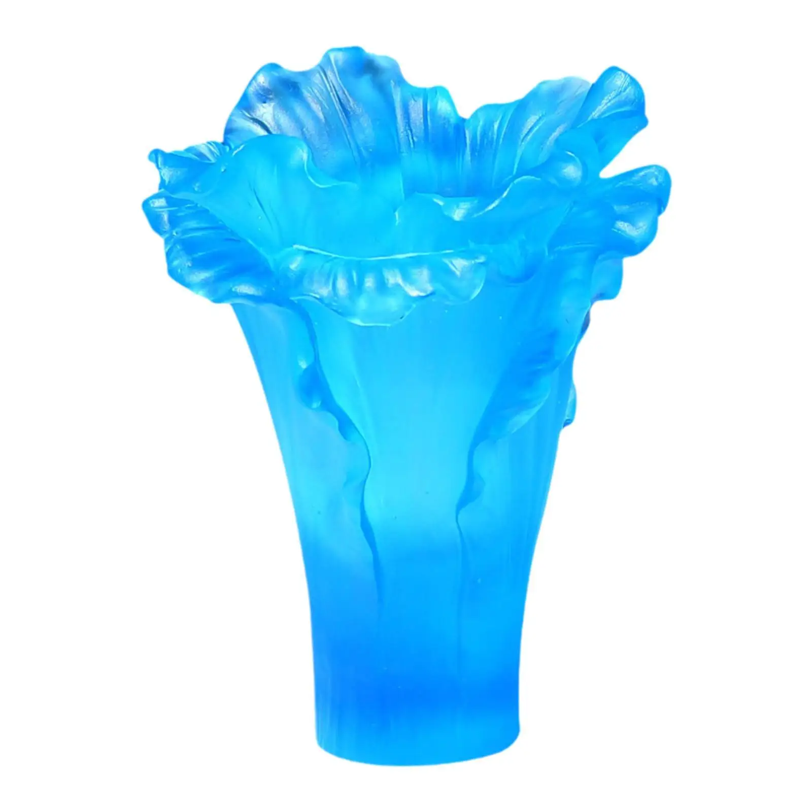 

Glass Flower Vase Decoration Modern Desk Organizer Desk Unique Indoor Decorative Vase Cabbage Shaped Vase for Farmhouse Bedroom