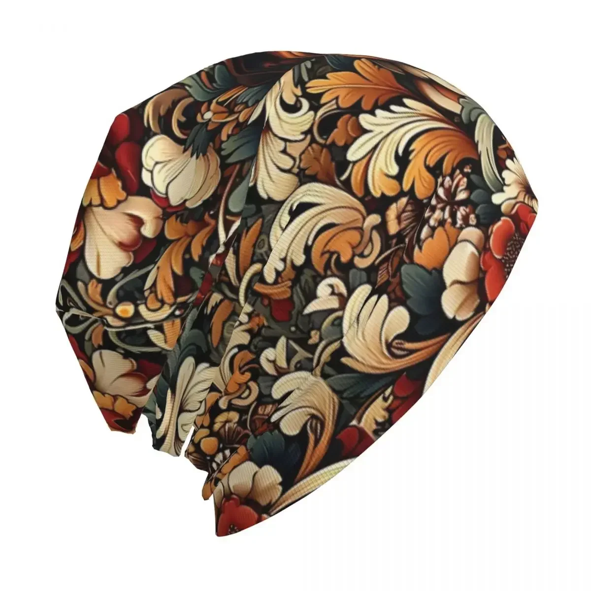 قبعات Bulldog In Floral للجنسين بونيه رفيعة مقاومة للرياح بطبقة مزدوجة للرجال والنساء #6