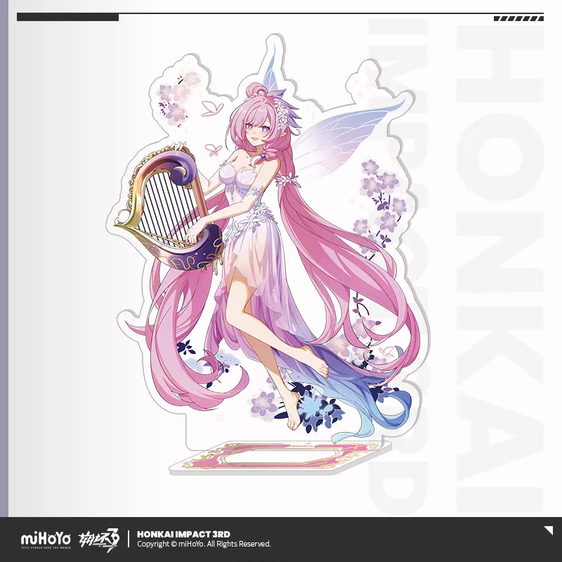 miHoYo Official Honkai Impact 3 Fanglin Dream Ballad Series Acrylic LiPai Elysia Kiana Bronya Mei Theresa Cosplay Gifts Anime