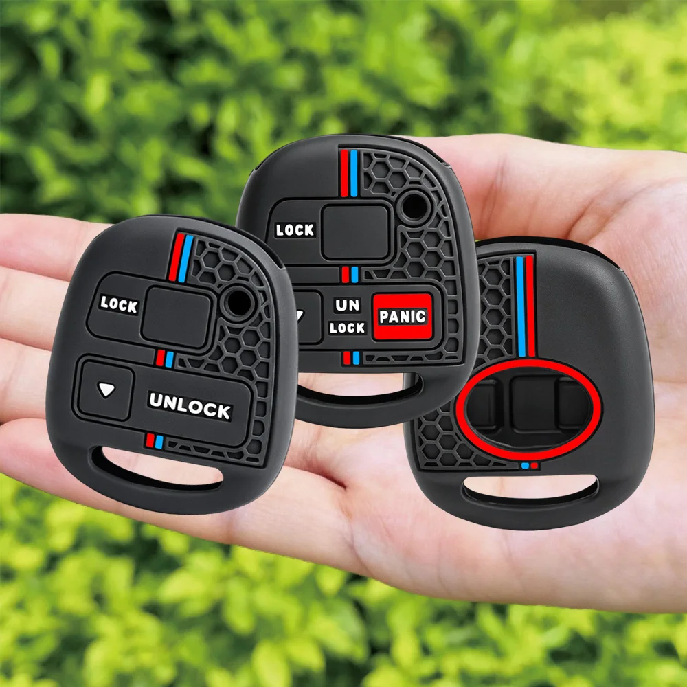 2026 New Silicone Car Case For Toyota FJ Cruiser Land Yaris Echo For Lexus ES GS LS IS RX SC LX RX400h Remote Key Holder Cover