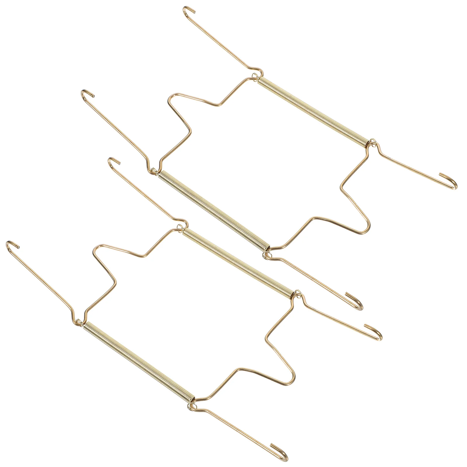 

2Pcs U Shaped Spring Plate Hangers Hooks for Kitchen Dishes Display Heavy Duty Stainless Steel 8Inch Storage Rack