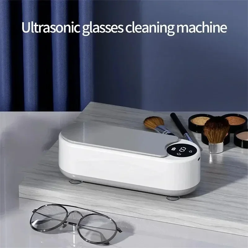 Xiaomi-Nettoyeur à Ultrasons Portable à Vibration Morte Élevée, Rechargeable par USB, pour Lunettes, Bijoux, Brosse de Maquillage, 450ml