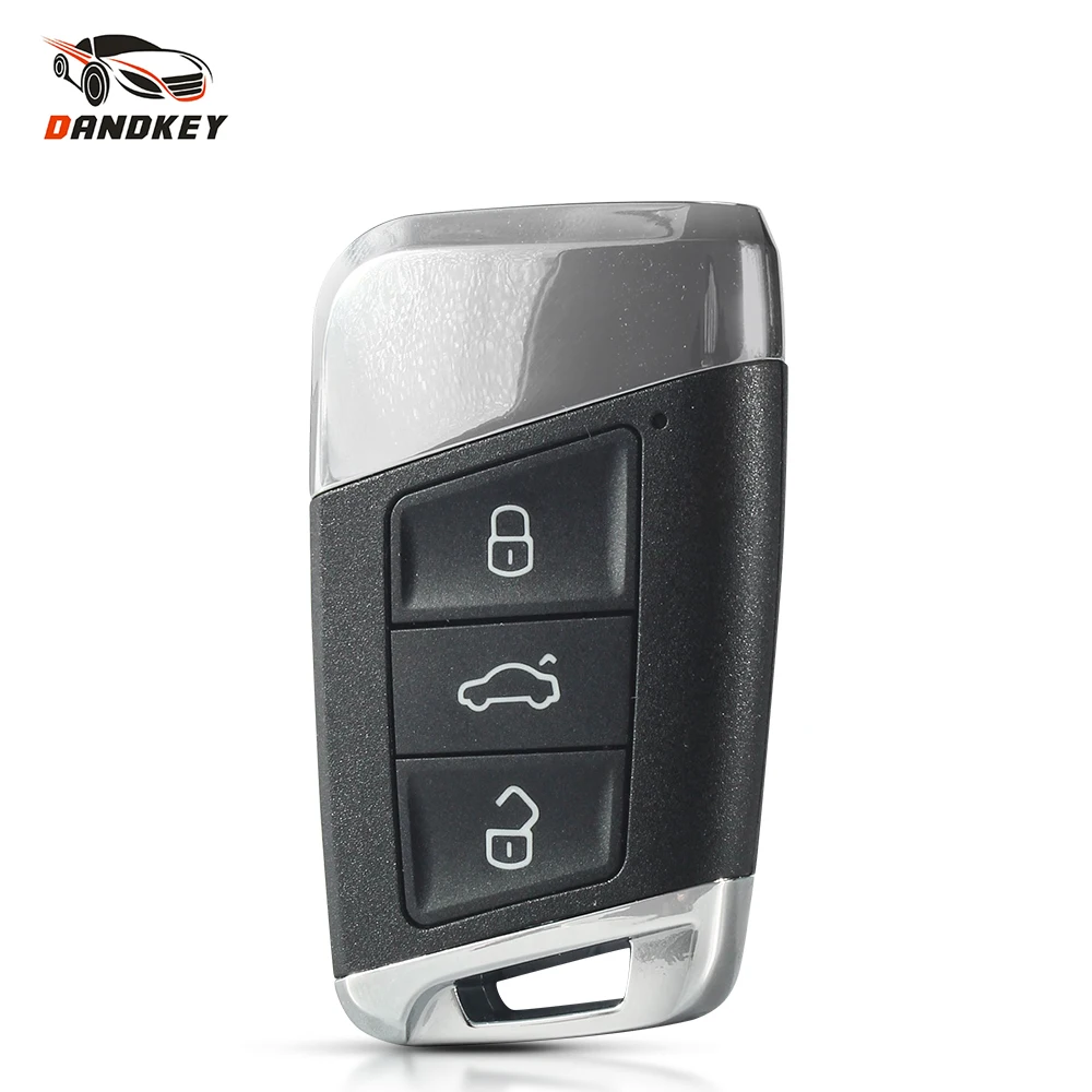 

Dandkey 3 Buttons Smart Remote Car Key Shell Cover for VW Passat B8 Arteon Superb A7 Variant 2014-2020 Year Keyless Go Case