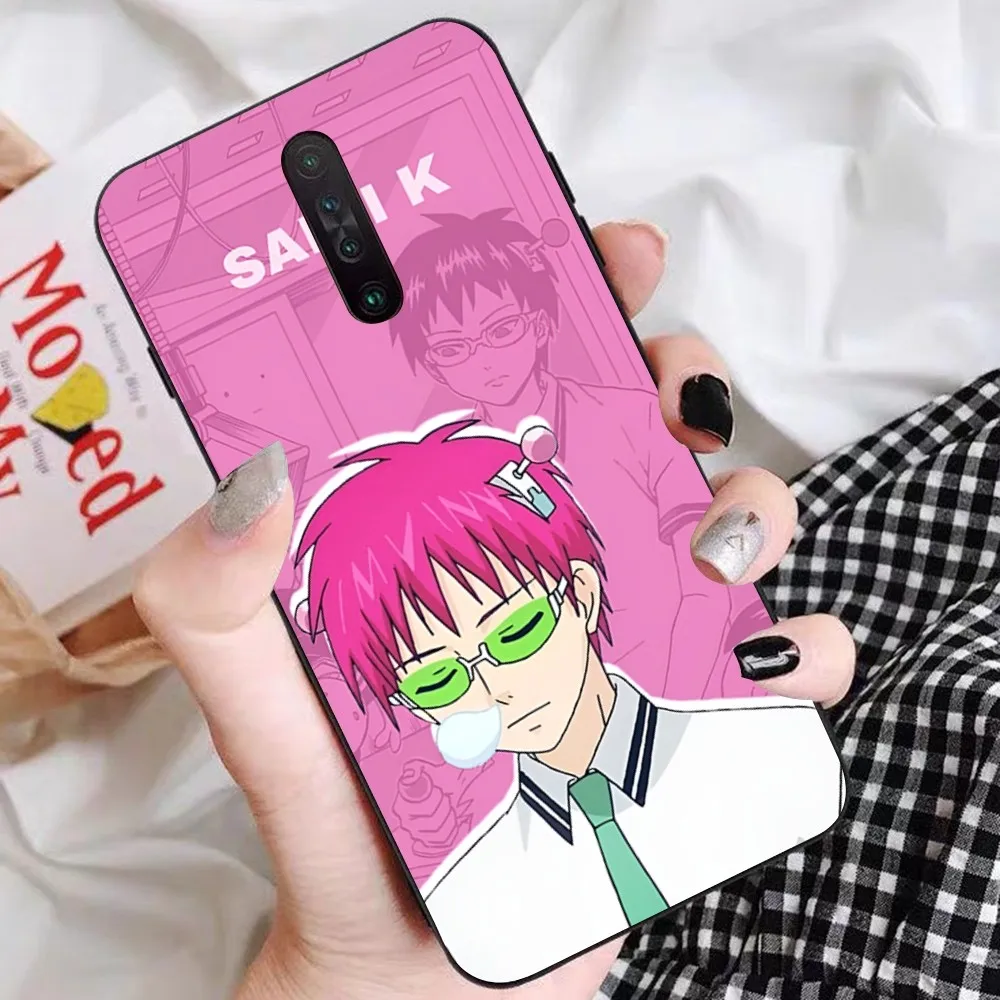 The Disastrous Life of Saiki K Kusuo   Phone Case For Redmi 5 6 7 8 9 10 plus pro 6 7 8 9 A GO K20 K30 K40 pro plus F3 Fundas