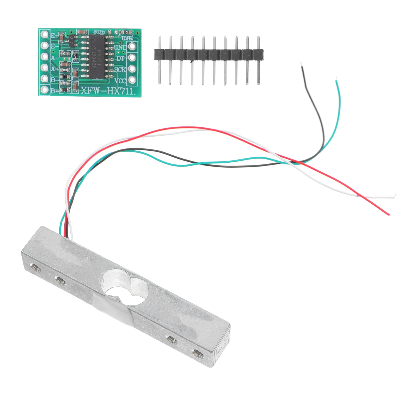 وحدة الاستشعار 5 كجم Hx711 محول الإعلان الدقيق لجسر كهربائي الاستشعار أخذ العينات الدقة وحدة الإعلان الأمامي