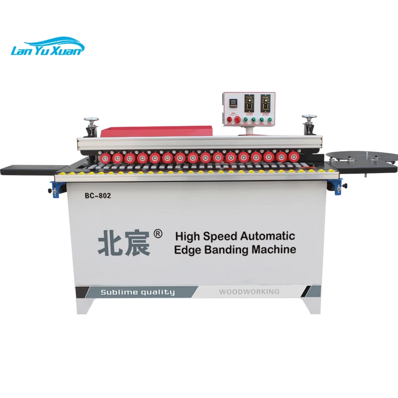 

DW802 Woodworking adhesive edge banding machine automatic PVC edge bander MDF panel furniture wood edge banding machine price