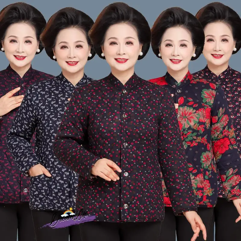 

Утепленная хлопковая куртка для женщин, цвета кэмел, для дома, на пуху, облегающая, с воротником-стойкой, маленькое хлопковое пальто, размер для мам.