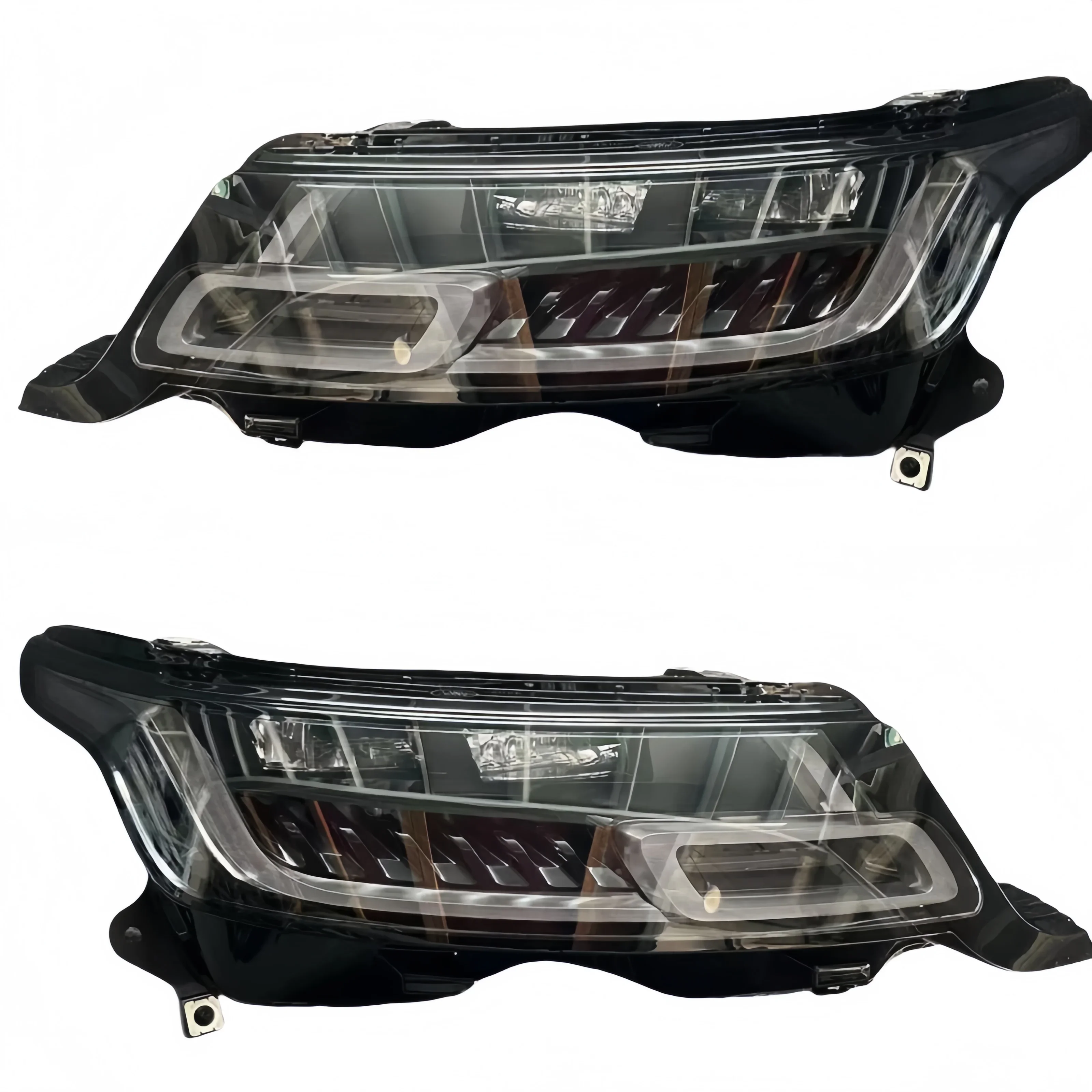 المصابيح الأمامية المتوافقة مع لاند روفر رينج روفر سبورت 2018-2022 عين مزدوجة جديدة EU LR169904 LR169905 LR169907 LR169908 #2