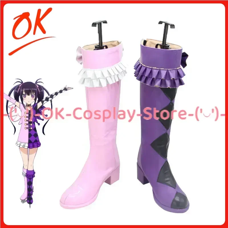 [Customized Size] Pretty Rhythm Dear My Future Kaname Kuri Cosplay Shoes Anime Roleplay Costume Halloween Party Boots PU Leather