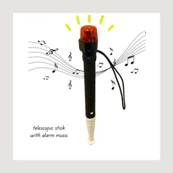 140cm Music Alarm White Cane Retractable Crutch Telescopic Trekking Pole Walking Stick for The Blind Elderly Old Man Lightweight