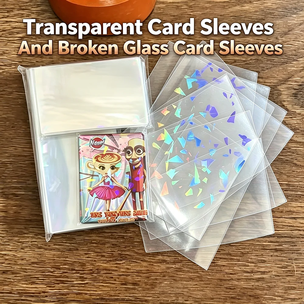 Card Penny Sleeve - Kpop Fotoğraf Kartı Koruyucu Holografik Kırık