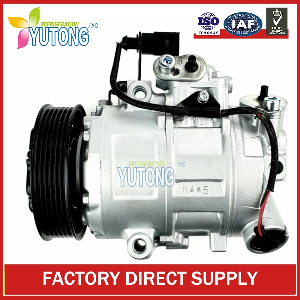 6SEU14C AC Compressor For AUDI A2 Volkswagen Polo 1.4 Polo SEAT CORDOBA A2 SKODA FABIA 447190-8890 6Q0820808E 6Q0 447190-8895