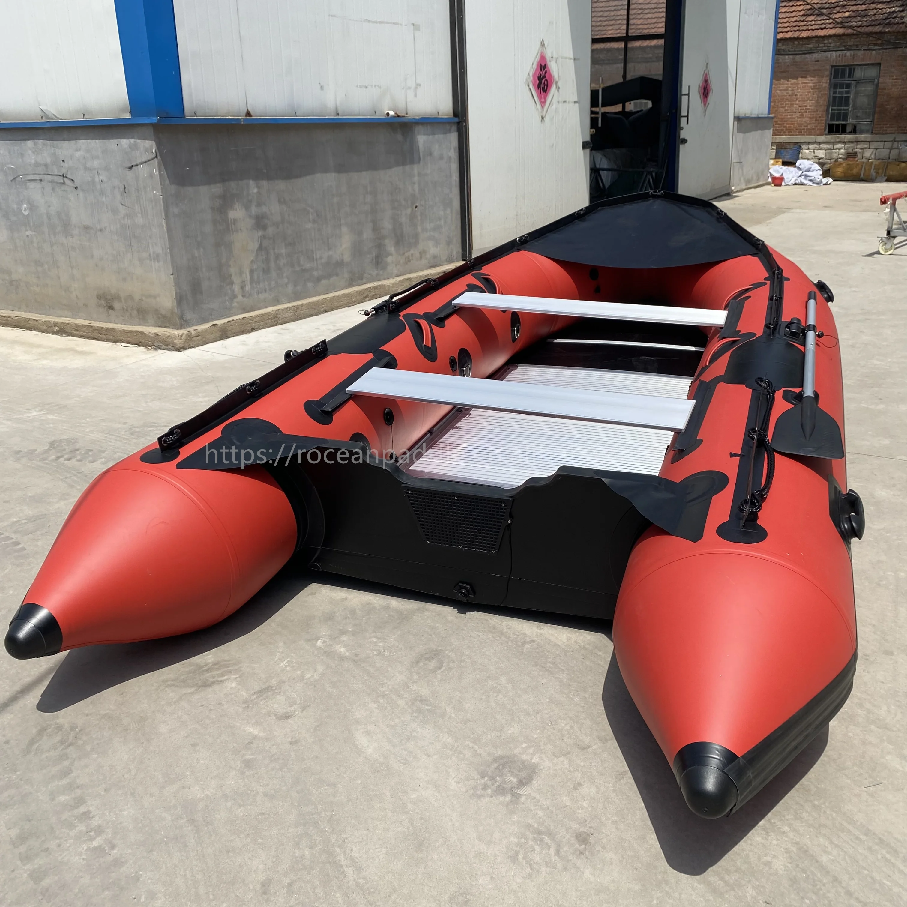 مصنع الثقيلة 3.8 م 4.3 م 5.2 م 5.8 م 18ft قارب كبير قارب صيد قابل للنفخ أكبر قارب قابل للنفخ