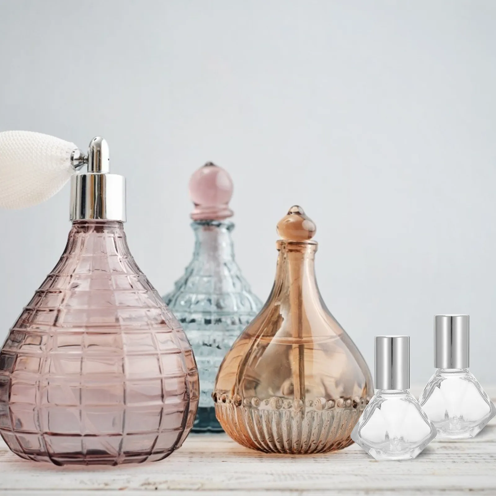 

12Pcs Essential Oil Roller Bottles Mini Glass Leak Proof Portable Travel Perfume Bottles Roller Bottle Perfume Bottle Kit