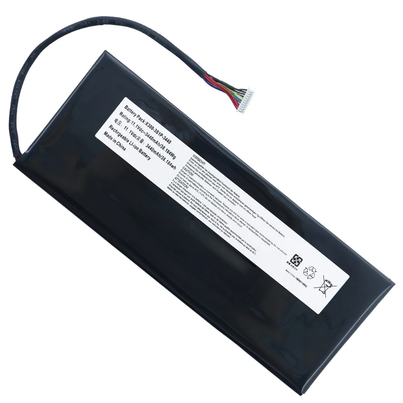 UGB New X300-3S1P-3440 Laptop Battery For Hasee U45 UI41B U43 HXU4 X41 Series 11.1V 38.184Wh 3440mAh