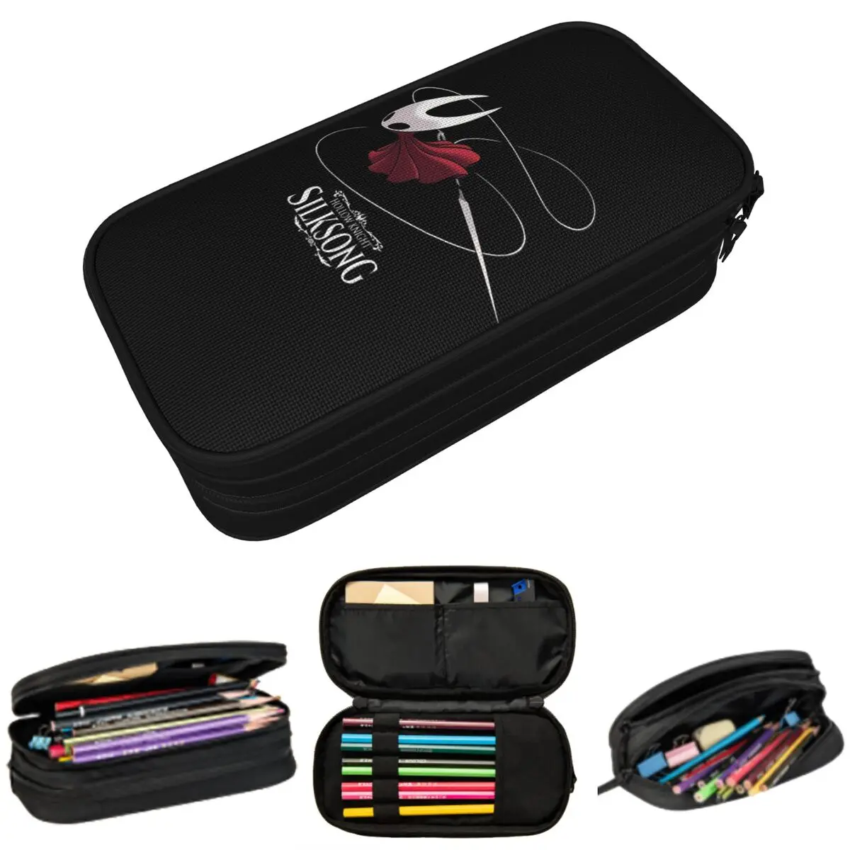 

Silksong Pencil Case for Boy Girl School Pen Box Pencil Bag Stationery Supplies Pen Holder Bag