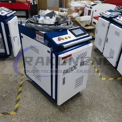 3KW Handheld Fiber Laser Welding Machine With Double Welding Wire Filling Stainless Steel Part Laser Welder Machine