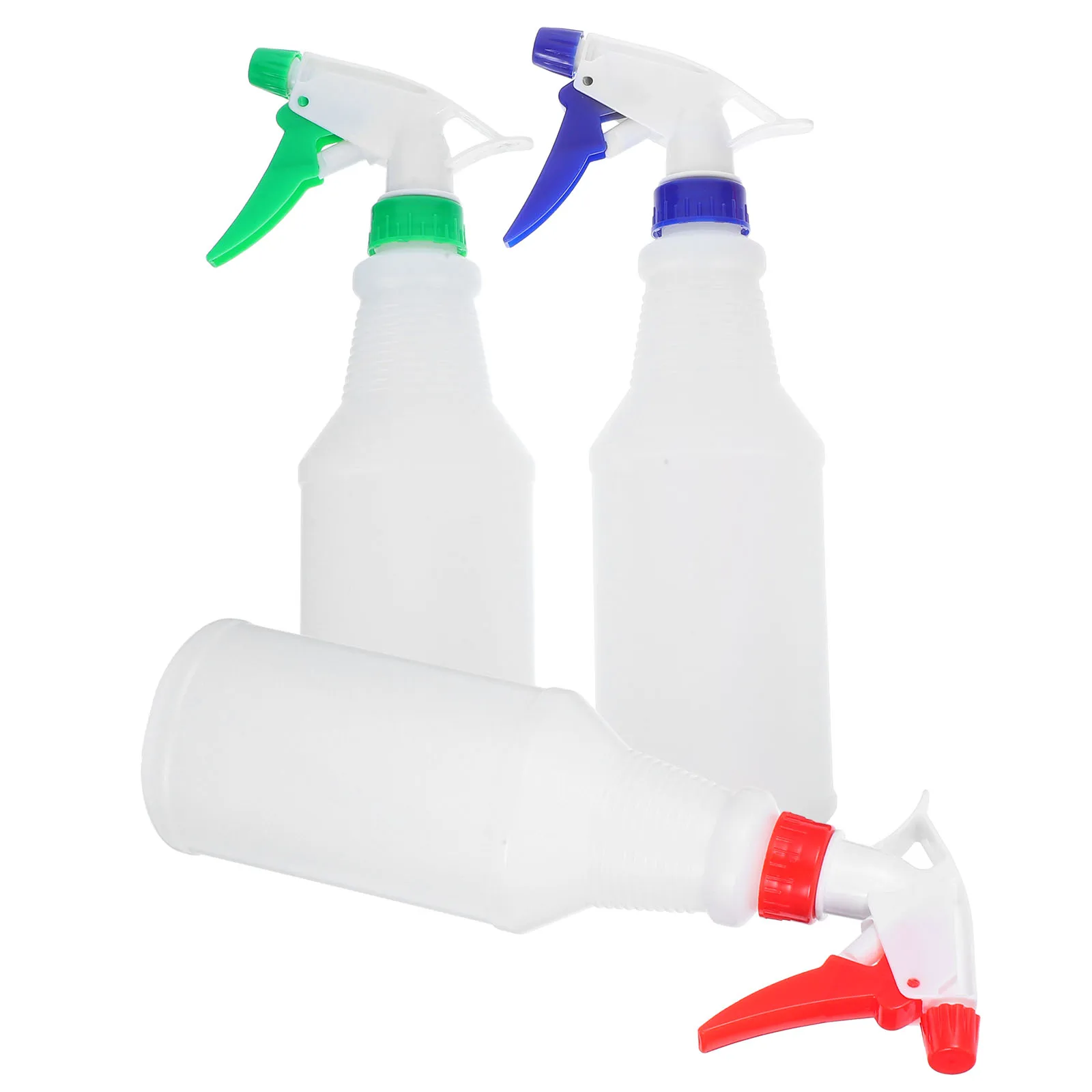 

3pcs 500ml Spray Bottles Empty Plastic Cleaner Multipurpose Gardening Home Adjustable Nozzle Leakproof Travel Atomizer