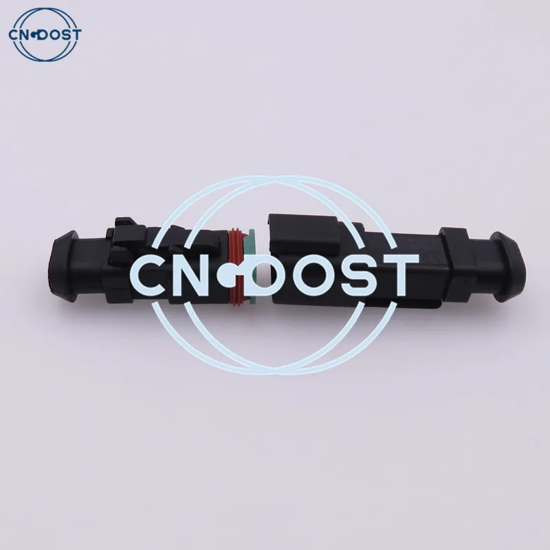 1 Set 2 Pin AC Assembly Waterproof Fuel Spray Nozzle Cable plug Male and Female Docking socket DT04-2P-E008 DT04-2S-E008