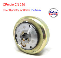 Magneto Flywheel Rotor for 250cc Water Cooled Scooter Moped ATV Motorcycle CF250 V3 V5 CH250 CN250 JONWAY YY250T 172MM