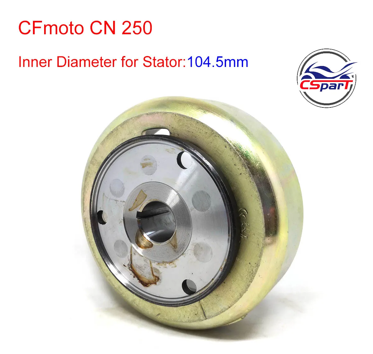 Magneto wirnik koła zamachowego do 250cc chłodzony wodą skuter motorower ATV motocykl CF250 V3 V5 CH250 CN250 JONWAY YY250T 172MM