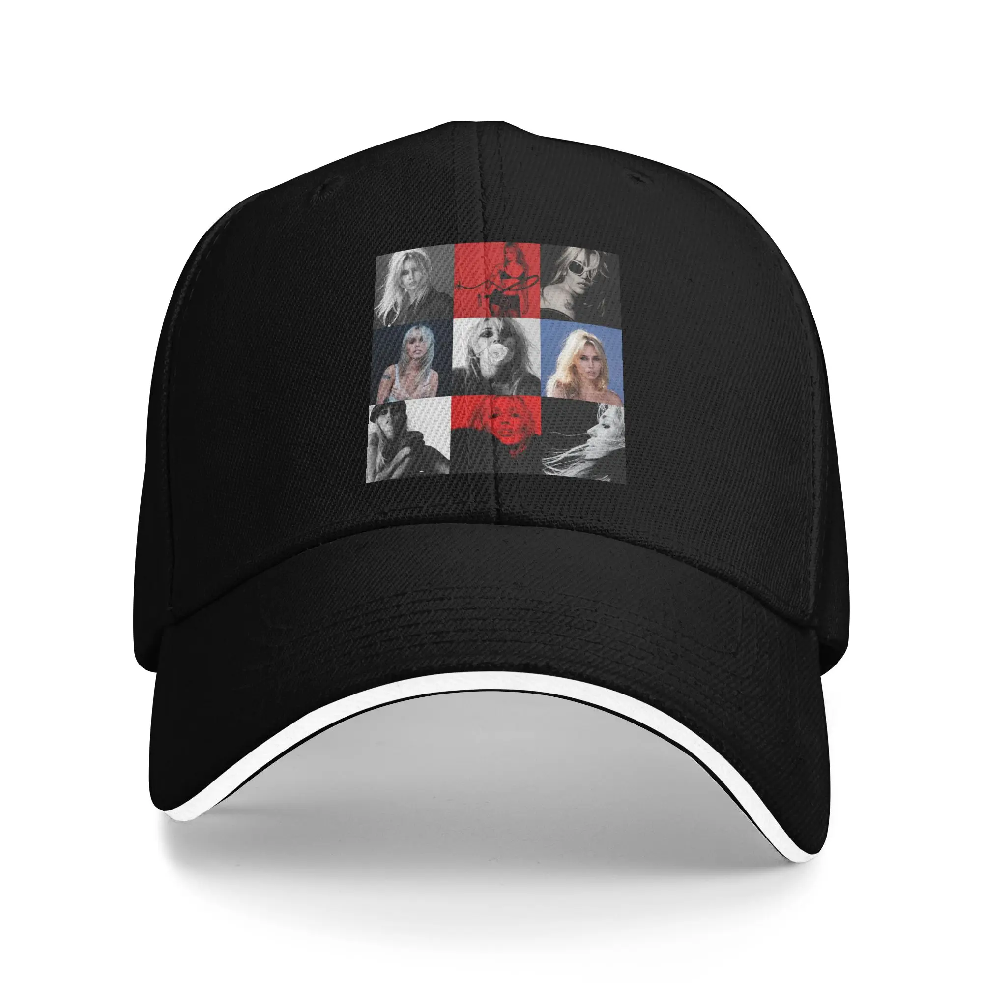 Mileys Cyruse Basse Persuades Album Baseball Caps Hip Hop  Sandwich Hat Unisex Style Adjustable Sun Cap Outdoor